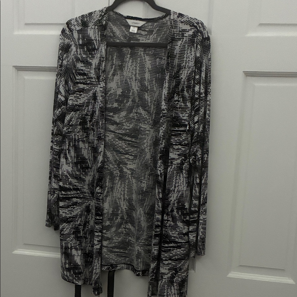 Black and White Patterned Blazier